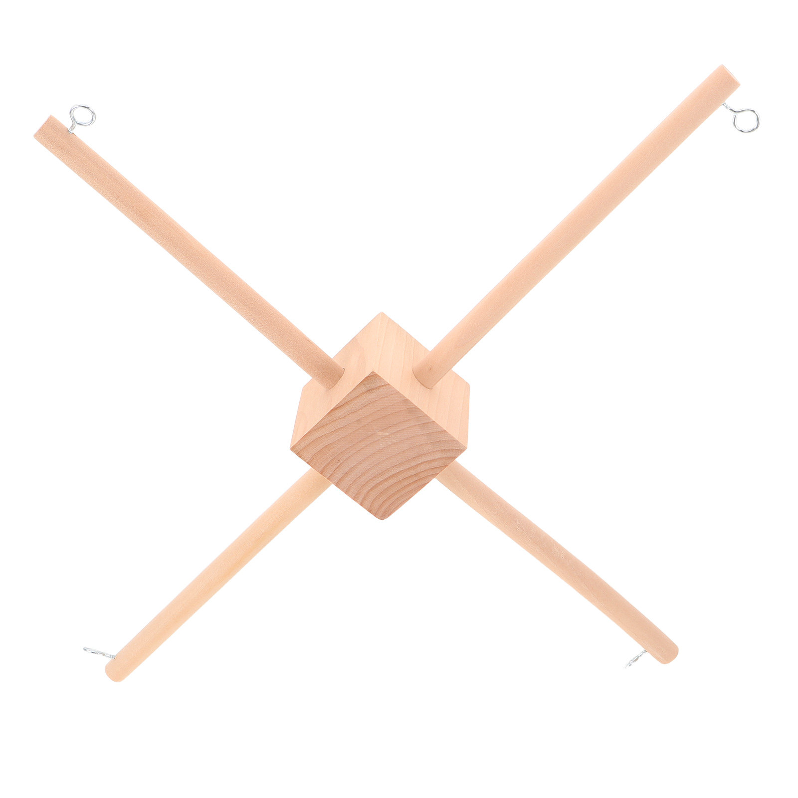 Baby Nursery Decorations - 1Set Wooden Baby Mobile Frame Neutral