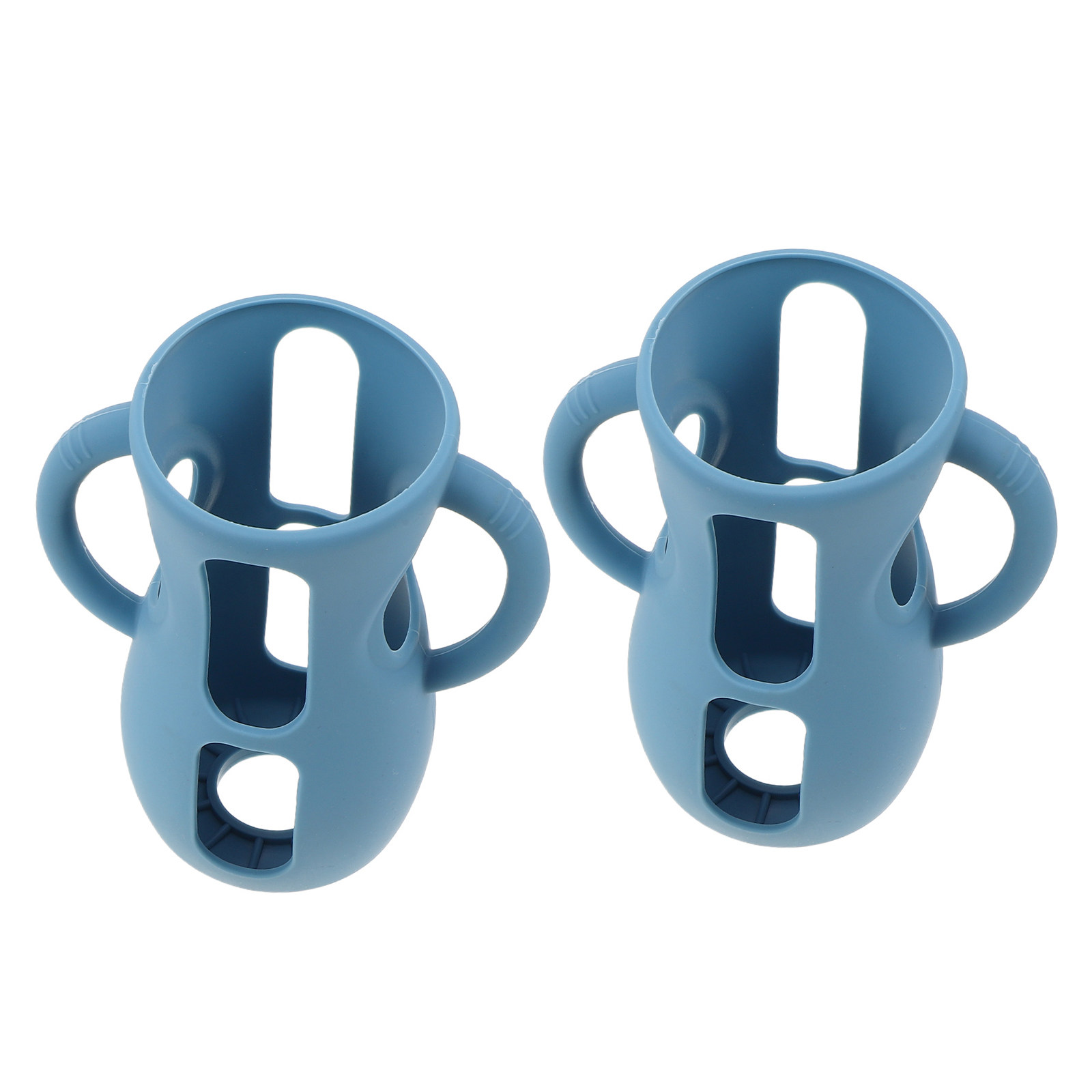 Baby Nursery Nurse - 2Pcs Baby Bottle Sleeves Silicone Feeding