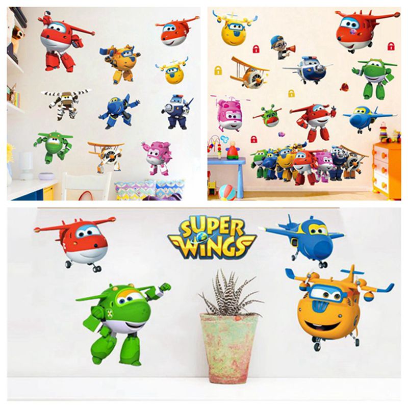 Hot Cartoon Super Wings Deform - Baby Nursery Labels recension och pris
