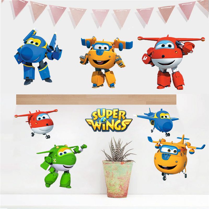 Hot Cartoon Super Wings Deform - Baby Nursery Labels recension och pris