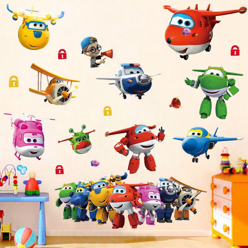 Hot Cartoon Super Wings Deform - Baby Nursery Labels recension och pris