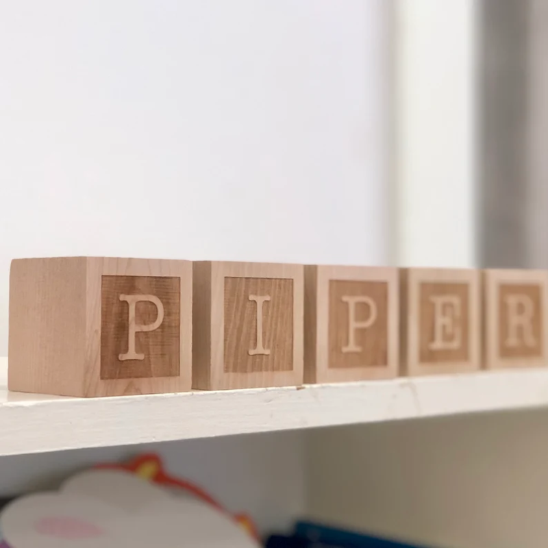 1pc A-Z Personalized Wood Name - Baby Nursery Name Letters recension och pris