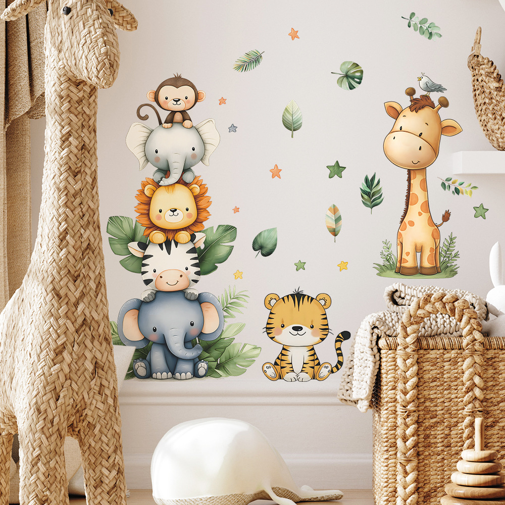 Boho Forest Animals Wall Stick - Baby Nursery Labels recension och pris
