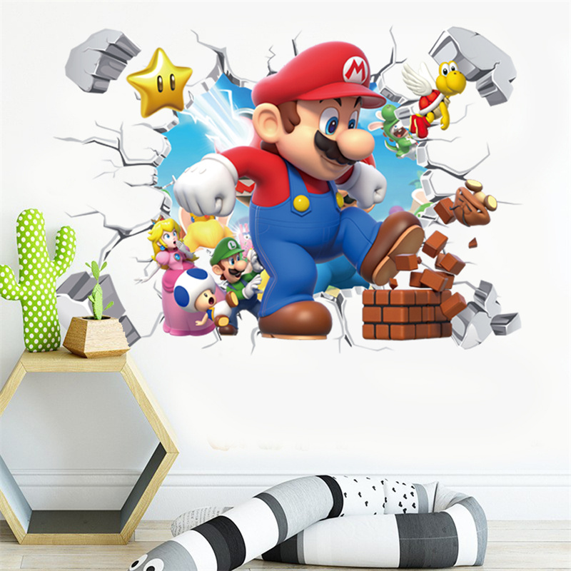 3D Cartoon Anime Game Characte - Baby Nursery Labels recension och pris