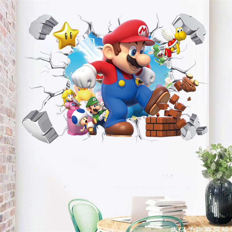 3D Cartoon Anime Game Characte - Baby Nursery Labels recension och pris