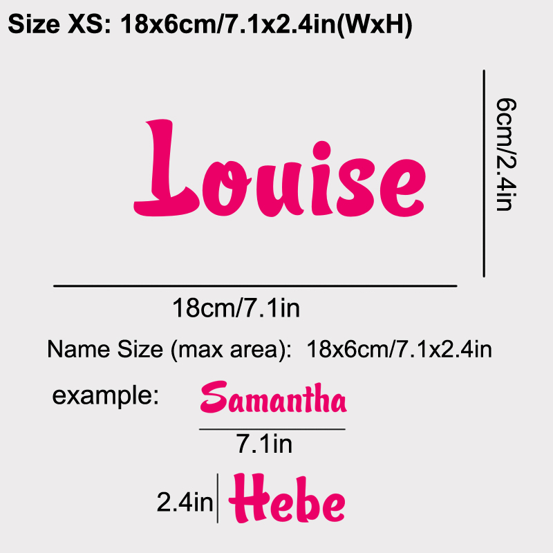 Personalized Name Vinyl Decal  - Baby Nursery Labels recension och pris