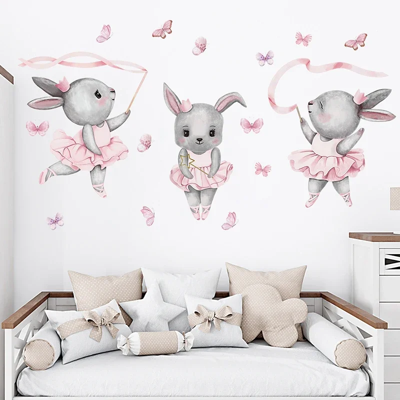 Hand-paint Ballet Bunny Rabbit - Baby Nursery Water recension och pris