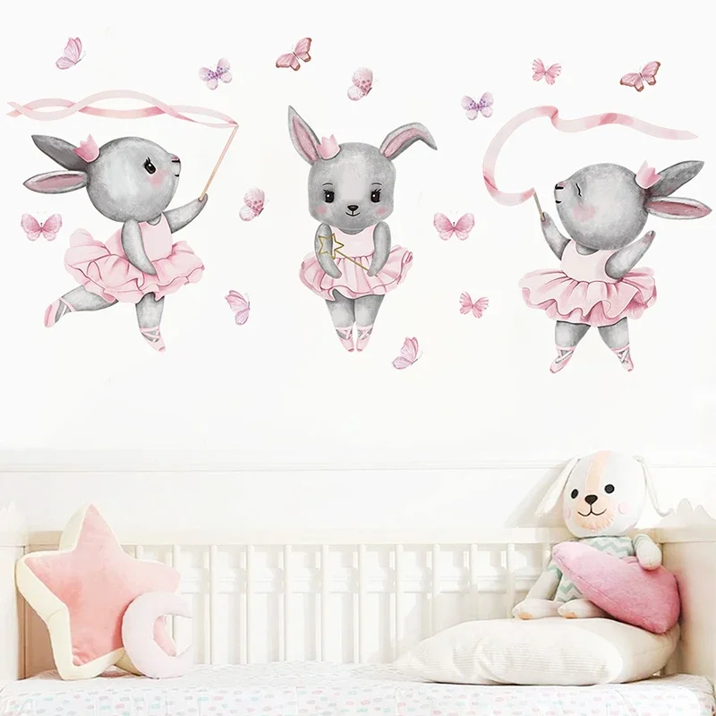 Hand-paint Ballet Bunny Rabbit - Baby Nursery Water recension och pris