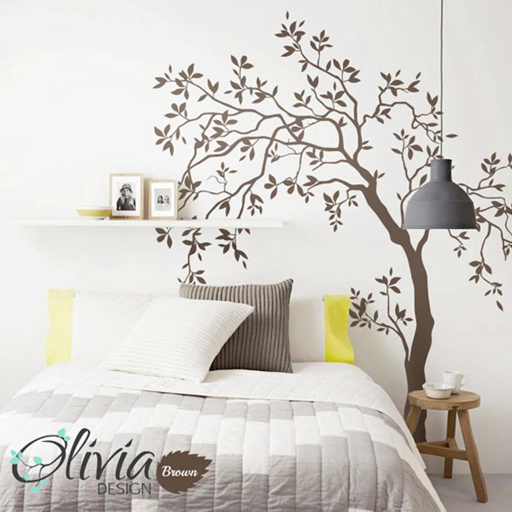 Large Tree Wall Sticker Baby N - Baby Nursery Labels recension och pris