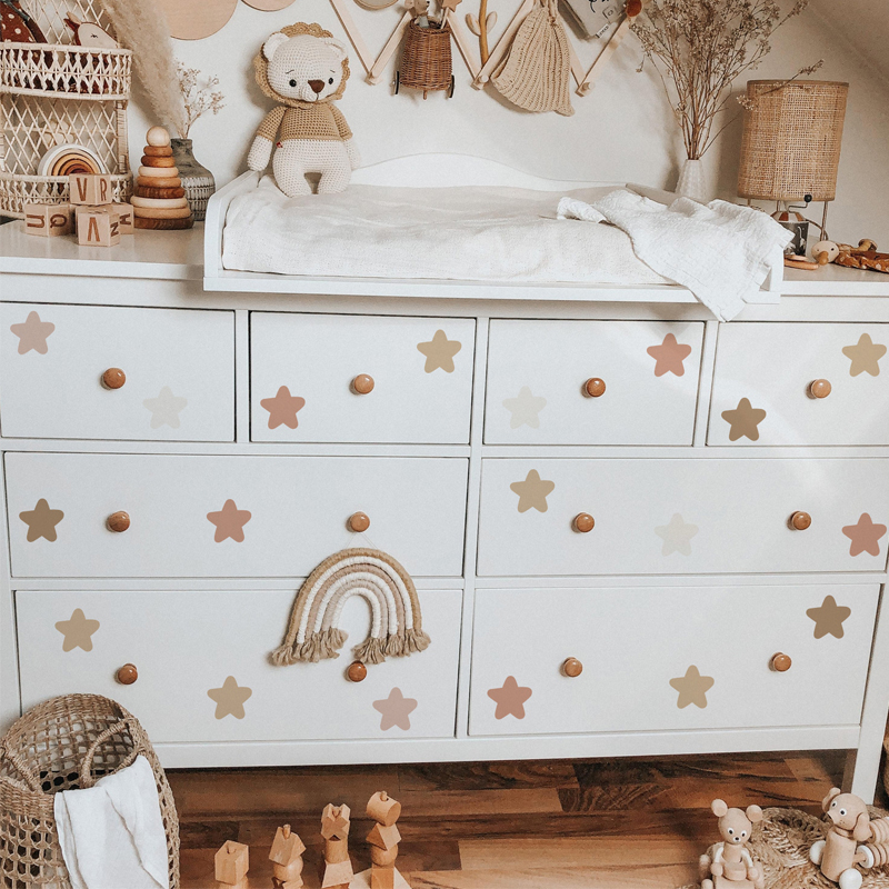 Boho Rainbow Wall Decals Polka - Baby Nursery Labels recension och pris