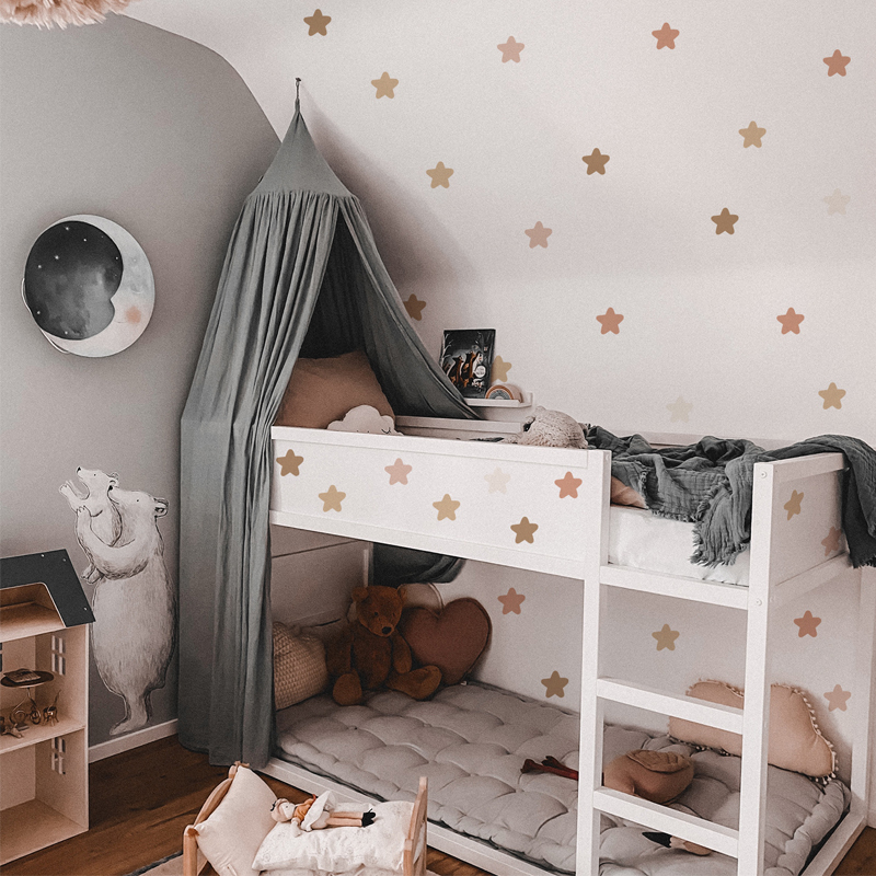 Boho Rainbow Wall Decals Polka - Baby Nursery Labels recension och pris