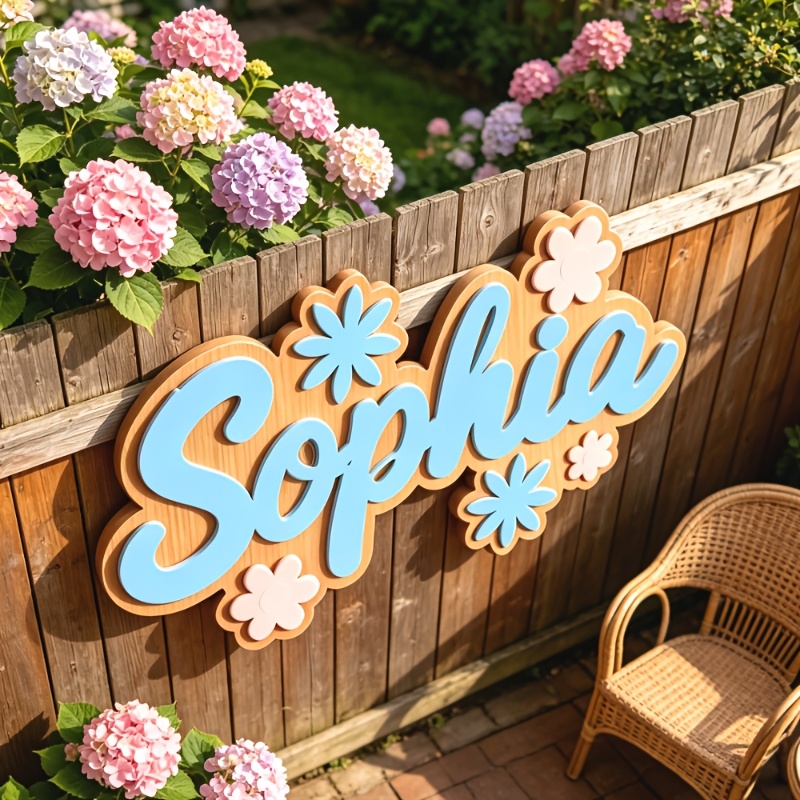 Personalized Floral Themed Nam - Baby Nursery Decorations recension och pris