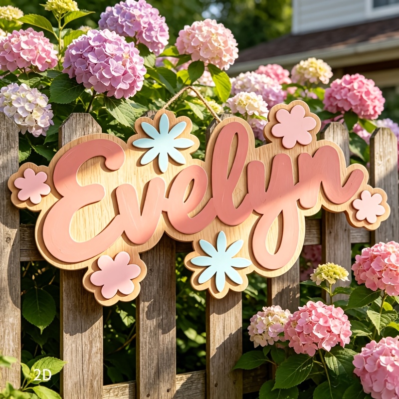 Personalized Floral Themed Nam - Baby Nursery Decorations recension och pris