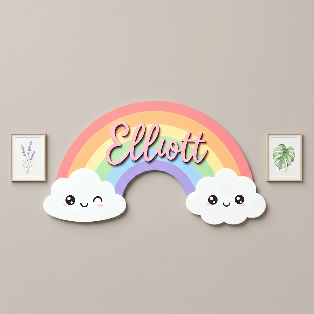 1Pc  Custom Cute Smiley Clouds - Baby Nursery Baby recension och pris