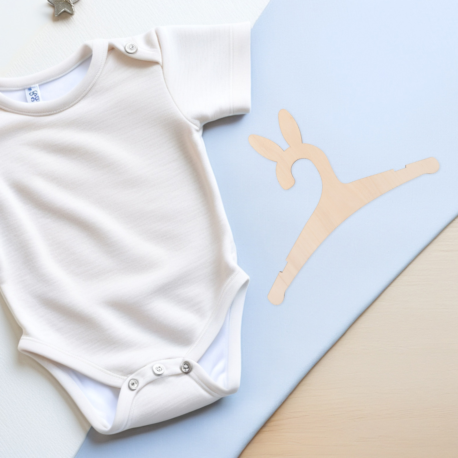 5Pcs DIY Wooden Baby Clothes H - Baby Nursery Decorations recension och pris